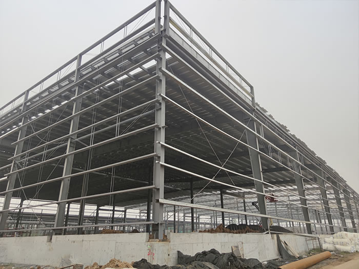 舒蘭鋼結構廠房網架工程